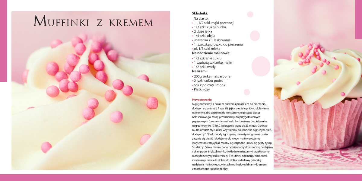 OleMole.pl - strona 3 z szablonu fotoksiążki Książka kucharska