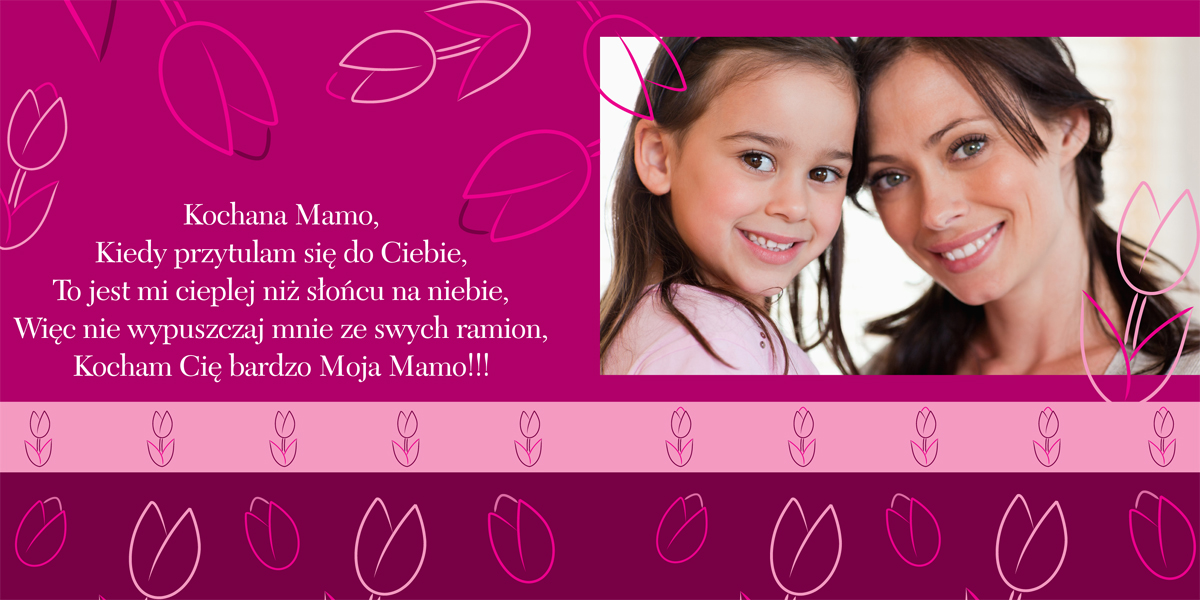 OleMole.pl - strona 2 z szablonu fotoksiążki Dzień matki