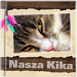 Okładka szablonu fotoksiążki: „Nasz kot”