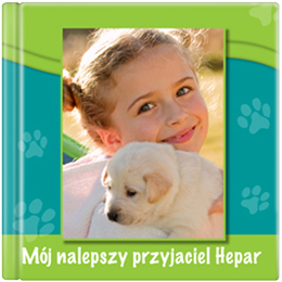 Okładka szablonu fotoksiążki: „Nasz pies”