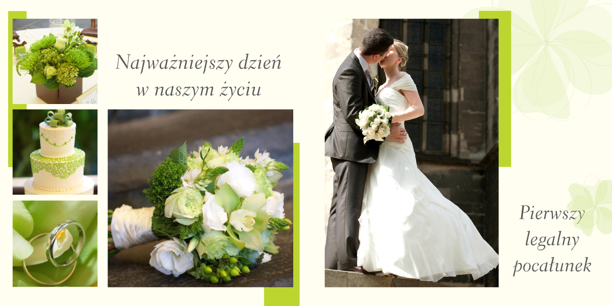 OleMole.pl - strona 2 z szablonu fotoksiążki Tradycyjne wesele