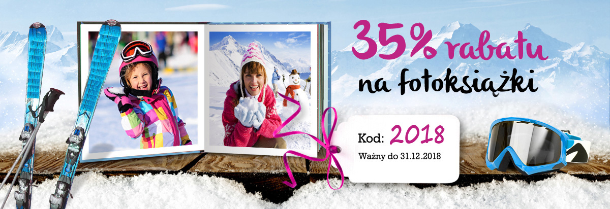 35% rabatu na fotoksiążkę - zachowaj wspomnienia w fotoksiążce z OleMole.pl!